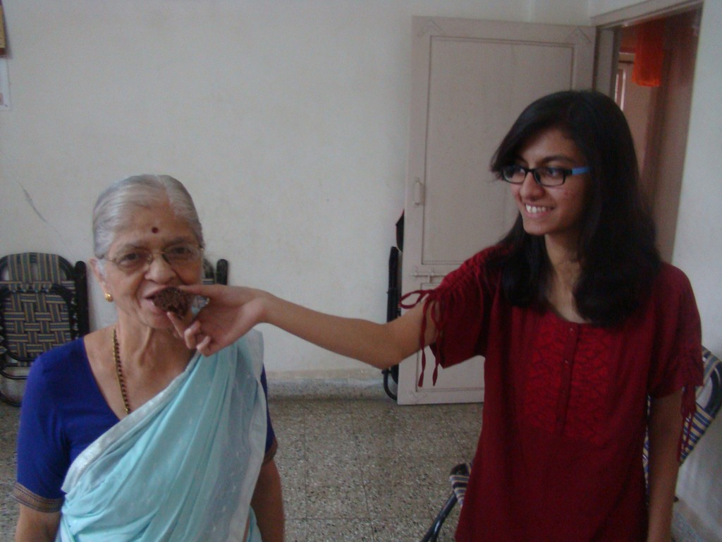 Eesha and Aaji.JPG