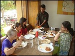 Hotel Sawai - waiting for lunch dishes to be served.JPG